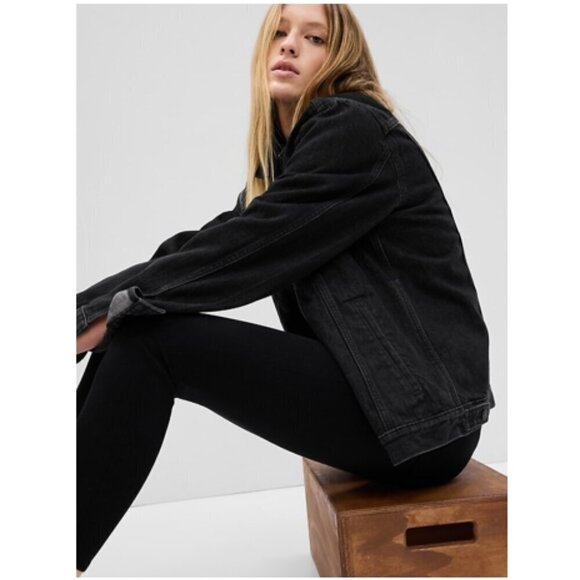 GAP High Rise True Skinny Black Stretch Full Length Jean Size 27/4 #703532 RT$80 - Picture 8 of 11